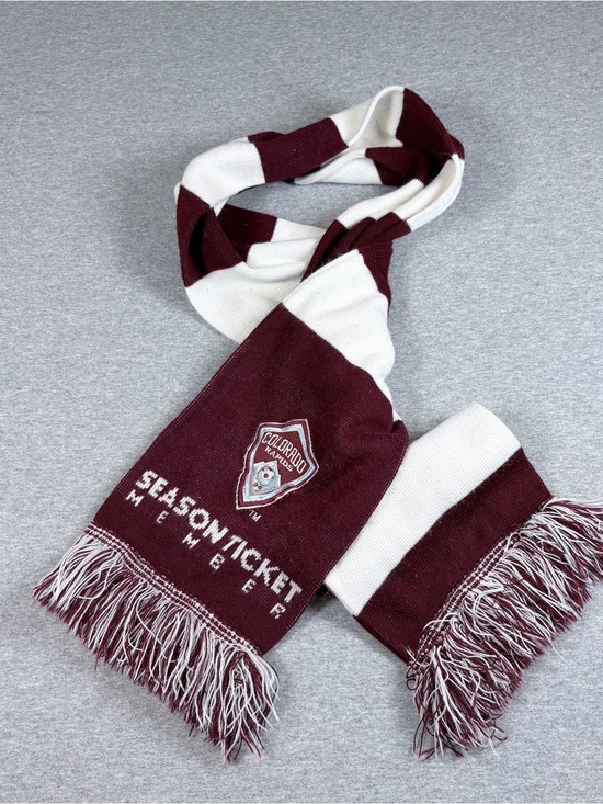 Ruffneck Other - Adidas Colorado Rapids Scarf Burgundy Season Ticket Member MLS Soccer Official